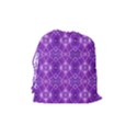 Geometric Galaxy Pattern Print Drawstring Pouch (Medium) View2