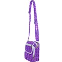 Geometric Galaxy Pattern Print Shoulder Strap Belt Bag View2