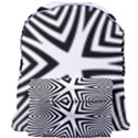 Abstract Zebra Stripes Pattern Giant Full Print Backpack View1