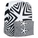 Abstract Zebra Stripes Pattern Giant Full Print Backpack View3
