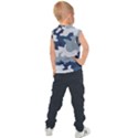 Camo Blue Kids  Sport Tank Top View2