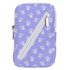 Animal Cat Dog Paw Prints Pattern Belt Pouch Bag (small) by SpinnyChairDesigns