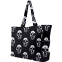 Black and White Skulls Simple Shoulder Bag View1