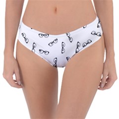 Geek Glasses With Eyes Reversible Classic Bikini Bottoms by SpinnyChairDesigns