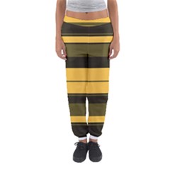 Vintage Yellow Women s Jogger Sweatpants by tmsartbazaar