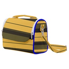 Vintage Yellow Satchel Shoulder Bag by tmsartbazaar
