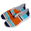 Tri Color Stripes No Lace Lightweight Shoes View2