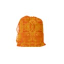 Orange Peel Abstract Batik Pattern Drawstring Pouch (Small) View2