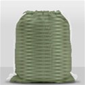 Chive and Olive Stripes Pattern Drawstring Bag (Small) View1