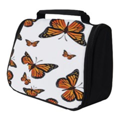 Monarch Butterflies Full Print Travel Pouch (small) by SpinnyChairDesigns