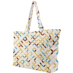 Tekstura-seamless-retro-pattern Simple Shoulder Bag by Sobalvarro