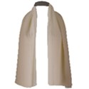 Brown and Grey Gradient Ombre Color Long Sheer Chiffon Scarf  View1