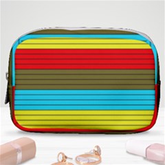 Multicolor With Black Lines Make Up Pouch (small) by tmsartbazaar