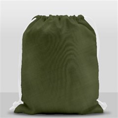 Army Green Color Texture Drawstring Bag (small) by SpinnyChairDesigns