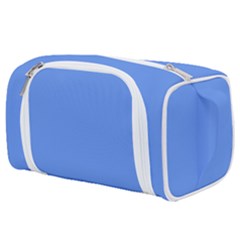 True Cornflower Blue Color Toiletries Pouch by SpinnyChairDesigns