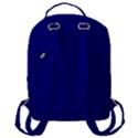 True Navy Blue Color Flap Pocket Backpack (Large) View3