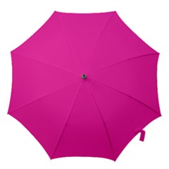 Neon Pink Color Hook Handle Umbrellas (medium) by SpinnyChairDesigns