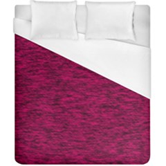Fuschia Pink Texture Duvet Cover (california King Size) by SpinnyChairDesigns