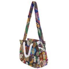 Sisters2020 Rope Handles Shoulder Strap Bag by Kritter