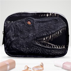 Trex Dinosaur Head Dark Poster Make Up Pouch (small) by dflcprintsclothing