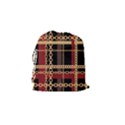 Red Black Checks Drawstring Pouch (Small) View2