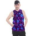 Backgroung Rose Purple Wallpaper Men s Sleeveless Hoodie View1