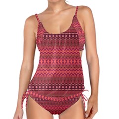 Boho Bittersweet Pink  Tankini Set by SpinnyChairDesigns