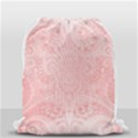 Pretty Pink Spirals Drawstring Bag (Small) View2