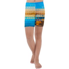 Mosaic  Kids  Lightweight Velour Capri Yoga Leggings by Sobalvarro