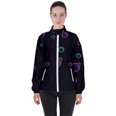 Bubble Show Women s High Neck Windbreaker by Sabelacarlos