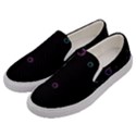 Bubble in dark Men s Canvas Slip Ons View2