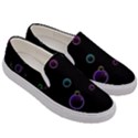 Bubble in dark Men s Canvas Slip Ons View3