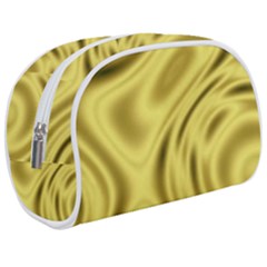 Golden Wave Makeup Case (medium) by Sabelacarlos