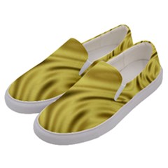 Golden Wave Men s Canvas Slip Ons by Sabelacarlos