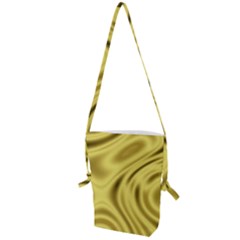 Golden Wave Folding Shoulder Bag by Sabelacarlos