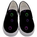 Bubble In Dark 2 Men s Canvas Slip Ons View1