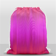 Fuchsia Ombre Color  Drawstring Bag (small) by SpinnyChairDesigns