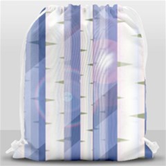 Birch Tree Forest Digital Drawstring Bag (large) by Mariart