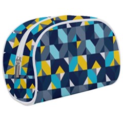 Geometric Hypnotic Shapes Makeup Case (medium) by tmsartbazaar