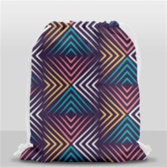 Vintage Motif Design Drawstring Bag (small) by tmsartbazaar