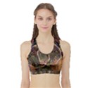 Fractal Geometry Sports Bra with Border View1