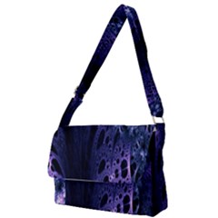 Fractal Web Full Print Messenger Bag (s) by Sparkle