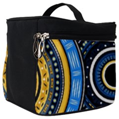 Tribal Zentangle Art Make Up Travel Bag (big) by tmsartbazaar