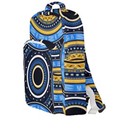 Tribal Zentangle Art Double Compartment Backpack by tmsartbazaar