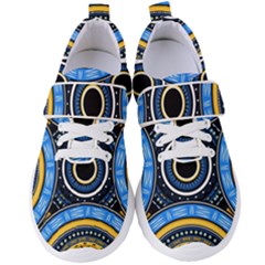 Tribal Zentangle Art Women s Velcro Strap Shoes by tmsartbazaar