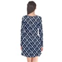 Anchors  Long Sleeve V-neck Flare Dress View2