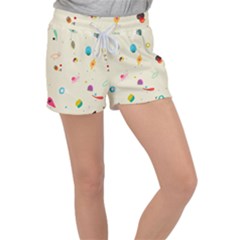 Dots, Spots, And Whatnot Velour Lounge Shorts by andStretch