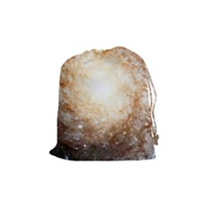 Galaxy Space Drawstring Pouch (medium) by Sabelacarlos