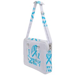 Child Abuse Prevention Support  Cross Body Office Bag by artjunkie