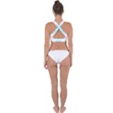 Child Abuse Prevention Support  Cross Back Hipster Bikini Top  View2